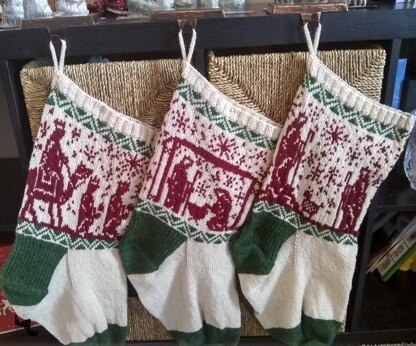 Nativity Story Stockings