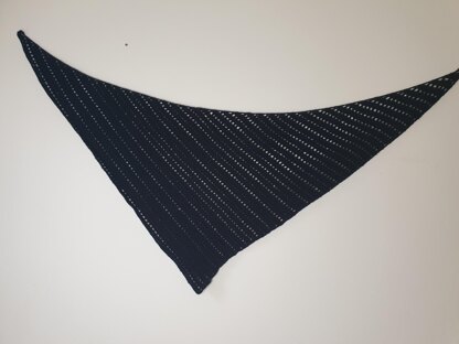 Dark Rose shawl