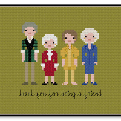 Golden Girls - PDF Cross Stitch Pattern