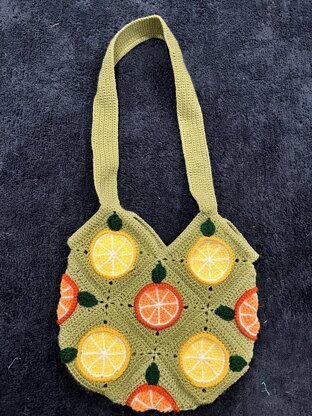 Orange and Lemon Tote Bag