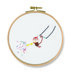 DMC Trumpet! Monkey (printed fabric, 7" hoop) Embroidery Kit -  35cm x 35cm 