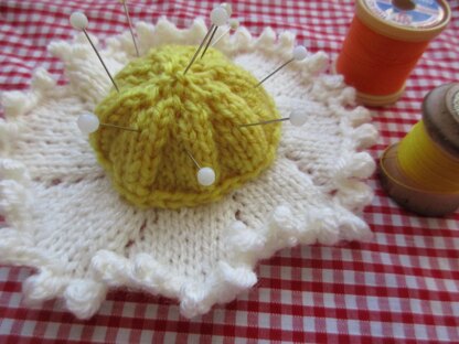 Fried Egg Pin Cushion