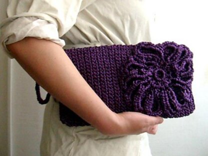 Large Crochet Bracelet Clutch