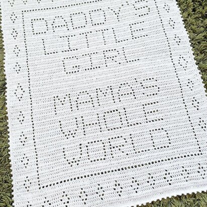 Daddy's little girl blanket