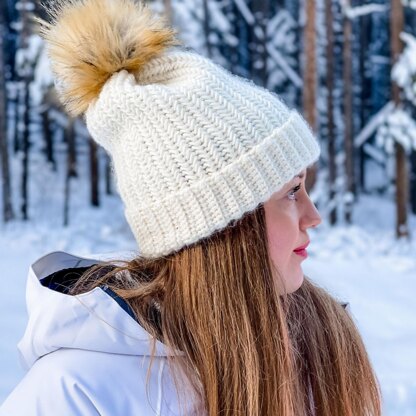 Heavenly Herringbone Hat