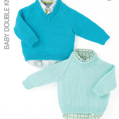Boy’s Sweaters in Hayfield Baby DK - 4412 - Downloadable PDF