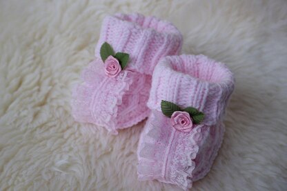 Spring Baby Booties