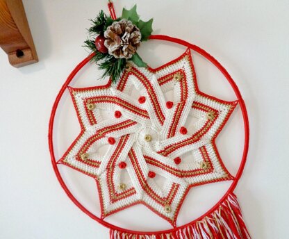 Christmas Star Dream Catcher