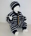 Baby Stripe Outdoors Onesie and Beanie