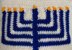 Hanukkah Menorah Pillow