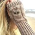 'Summer Owl' No Digit Mitts