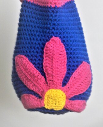 Crochet Flower Market Bag