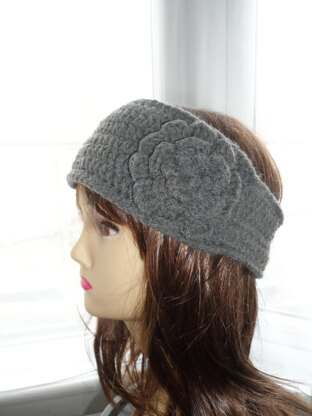 Headband with flower