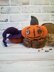 Knitting pattern pumpkin and witch halloween decor