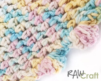 Easy Baby Bobble Edge Blanket Pattern