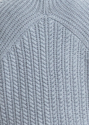 Debbie Bliss Diagonal Yoke Sweater PDF at WEBS