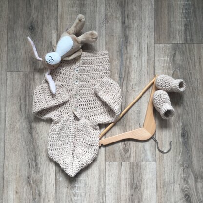 Baby Booties and Cardigan