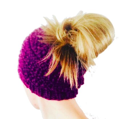 Honeycomb Love Bun Hat