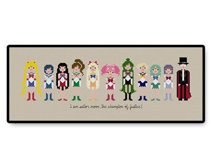 Sailor Moon - PDF Cross Stitch Pattern