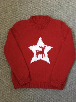 Reindeer Star sweater