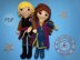 Anna & Kristoff amigurumi doll