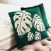 Monstera Leaves Cushion Cover