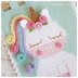 Unicorn wall hanging