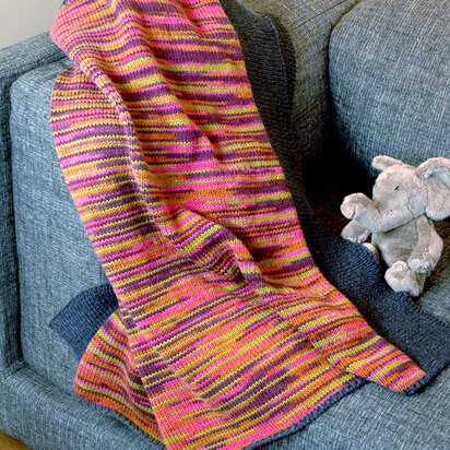 Mirador Blanket in Berroco Vintage Colours Aran