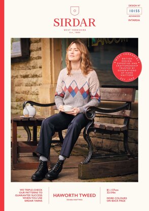 Jumper in Haworth Tweed - 10155 - Downloadable PDF