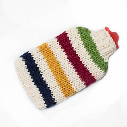 Hudson Bay Inspired Hot Water Bottle Cover Wrap Sweater Cozy Hottie