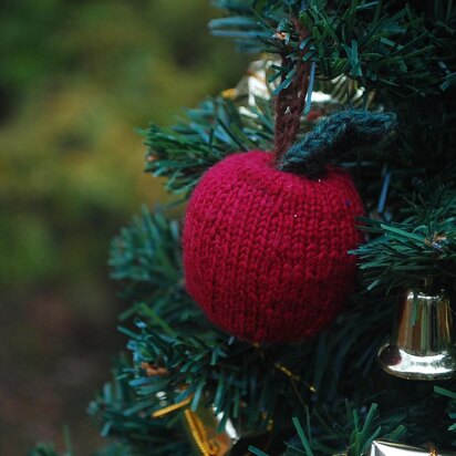 Mom's Christmas Apples - knitting pattern