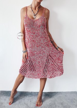 Midi lace sun dress