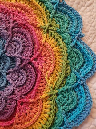 Flower Puddles Ripples Blanket