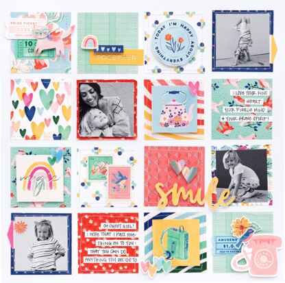 American Crafts Single-Sided Paper Pad 12"X12" 48/Pkg - Dear Lizzy She's Magic
