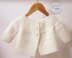 Short Rows Baby Jacket