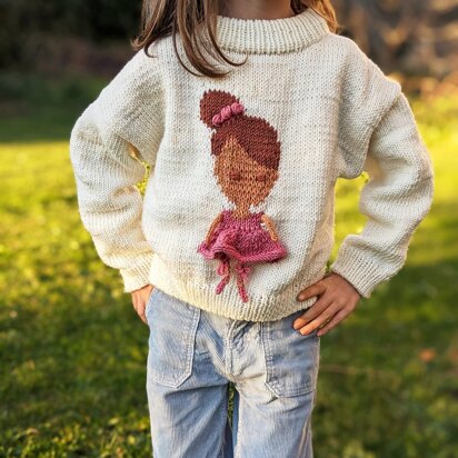 Bailarina sweater - knitting pattern