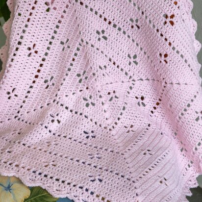 Midwife in a Square Crochet Baby Blanket