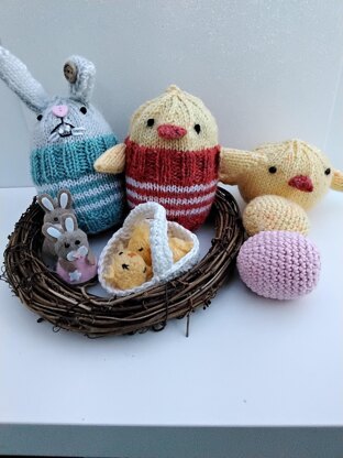 Easter Bunny and Chick chocolate covers
