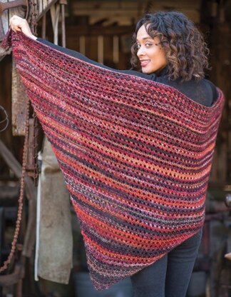 Daiyu Shawl in Berroco Millefiori - 392-2 - Downloadable PDF