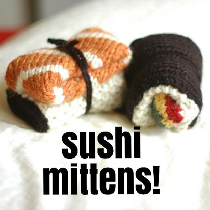 Sushi Mittens