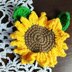 Ukraine Sunflower brooch/ pin / applique