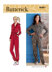 Butterick Misses' Jumpsuit, Sash and Belt B6861 - Sewing Pattern