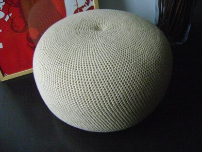 Large Crochet Footstool Floor cushion