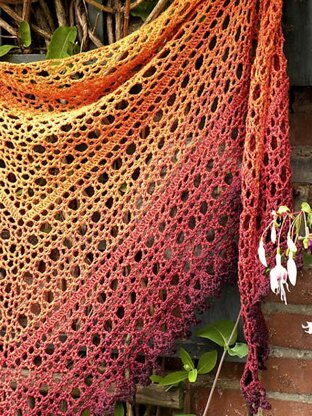 Lavender Cake Shawl