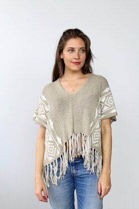 Laurel Cropped Ponchette