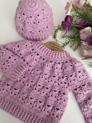 Aster Baby Jumper and Hat Crochet pattern by Jochet Designs LoveCrafts