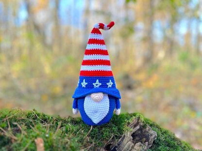 Patriotic gnome USA (boy2)