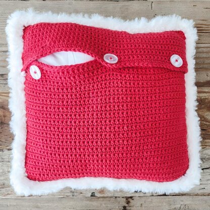 Peppermint Holiday Pillow Cover