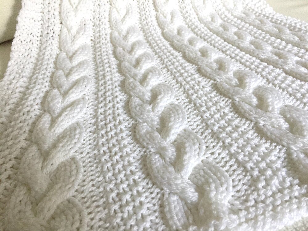 Aran 2025 baby blanket