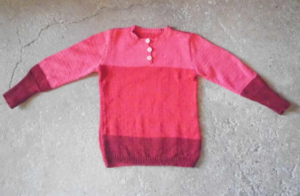 MARIA, a lovely kid jersey in cotton Knitting pattern by domoras